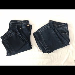 Lot of 2 – Jennifer Lopez Denim Skinny Jeans Size 12